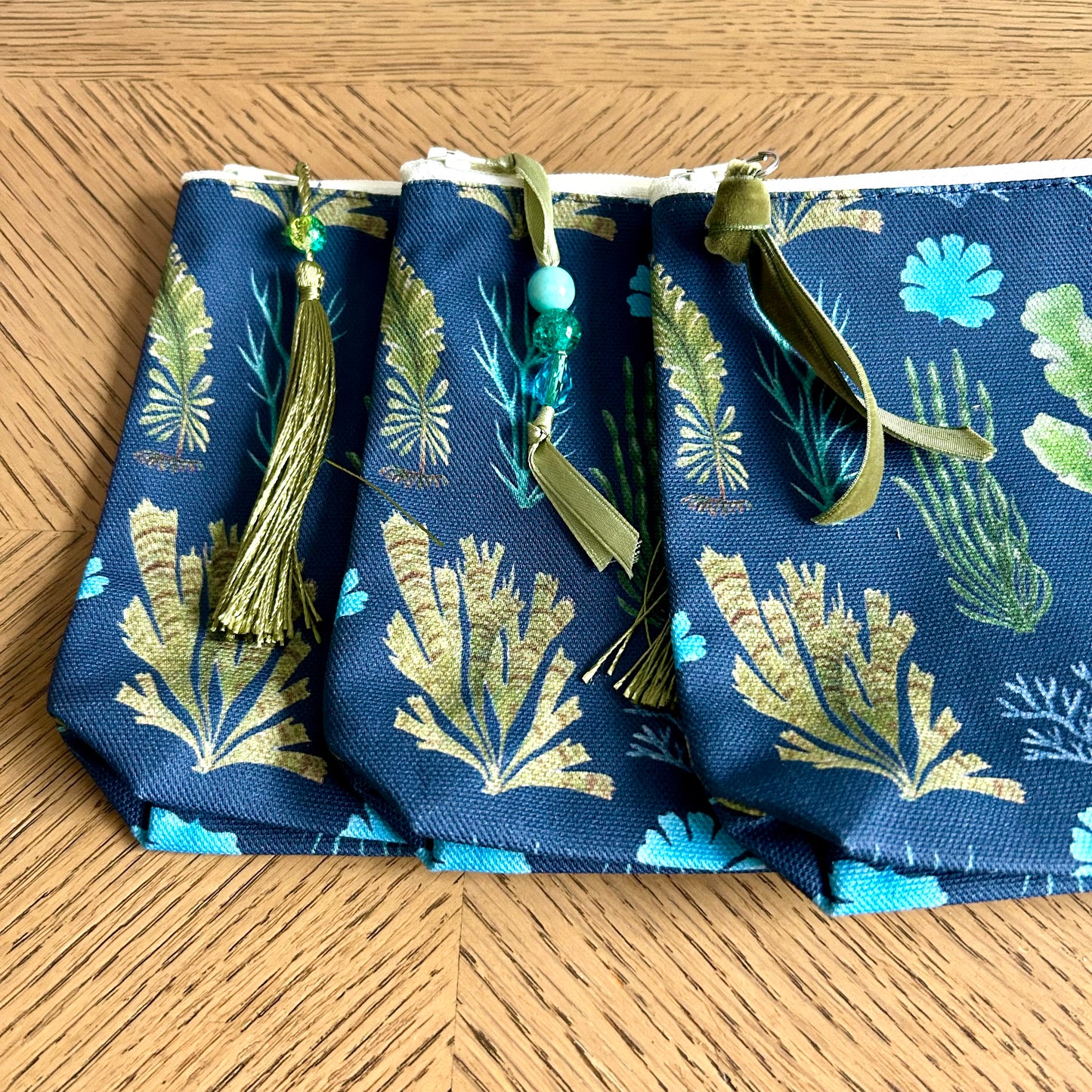 Toiletry Bag in coastal inspired print for men