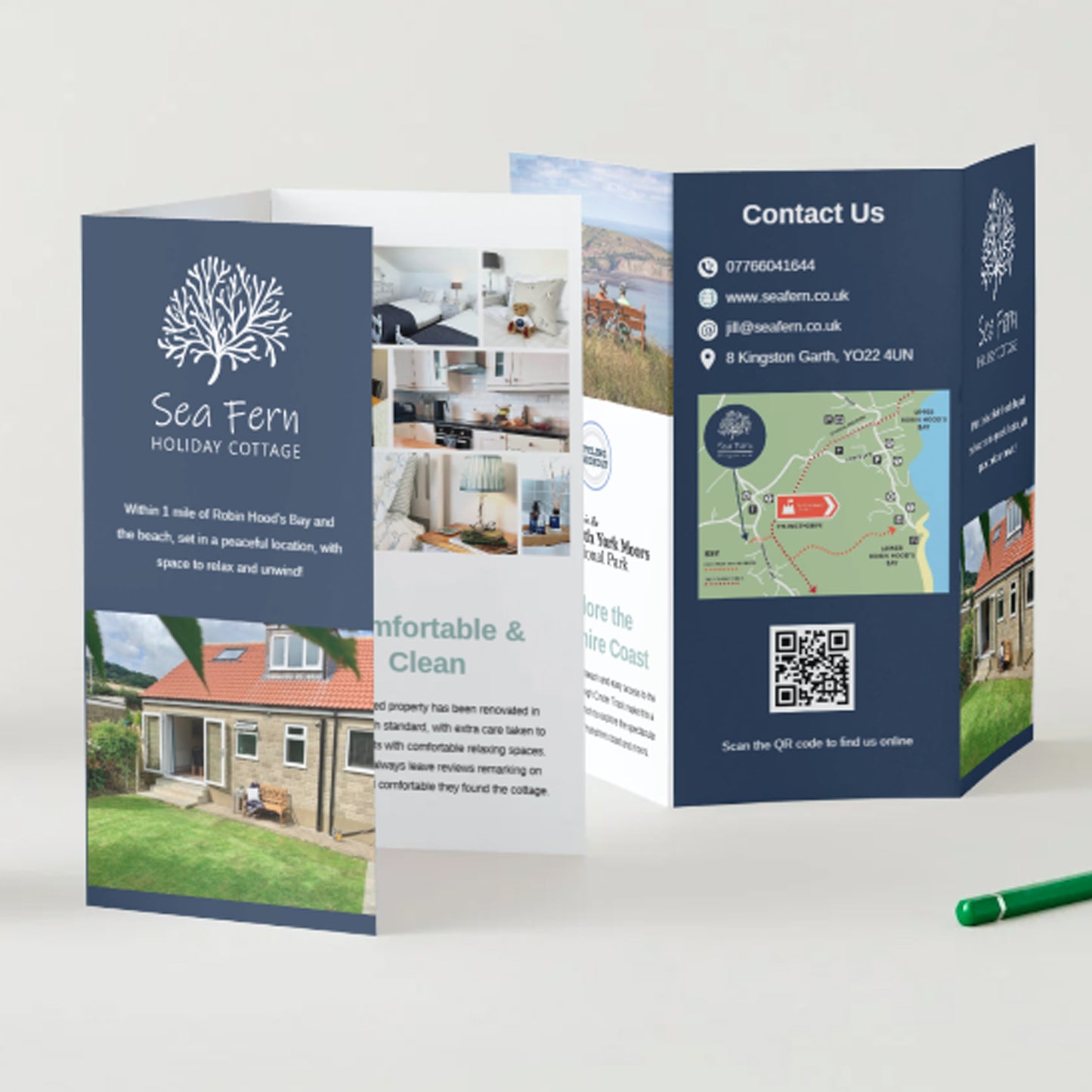 canva template for a trifold leaflet