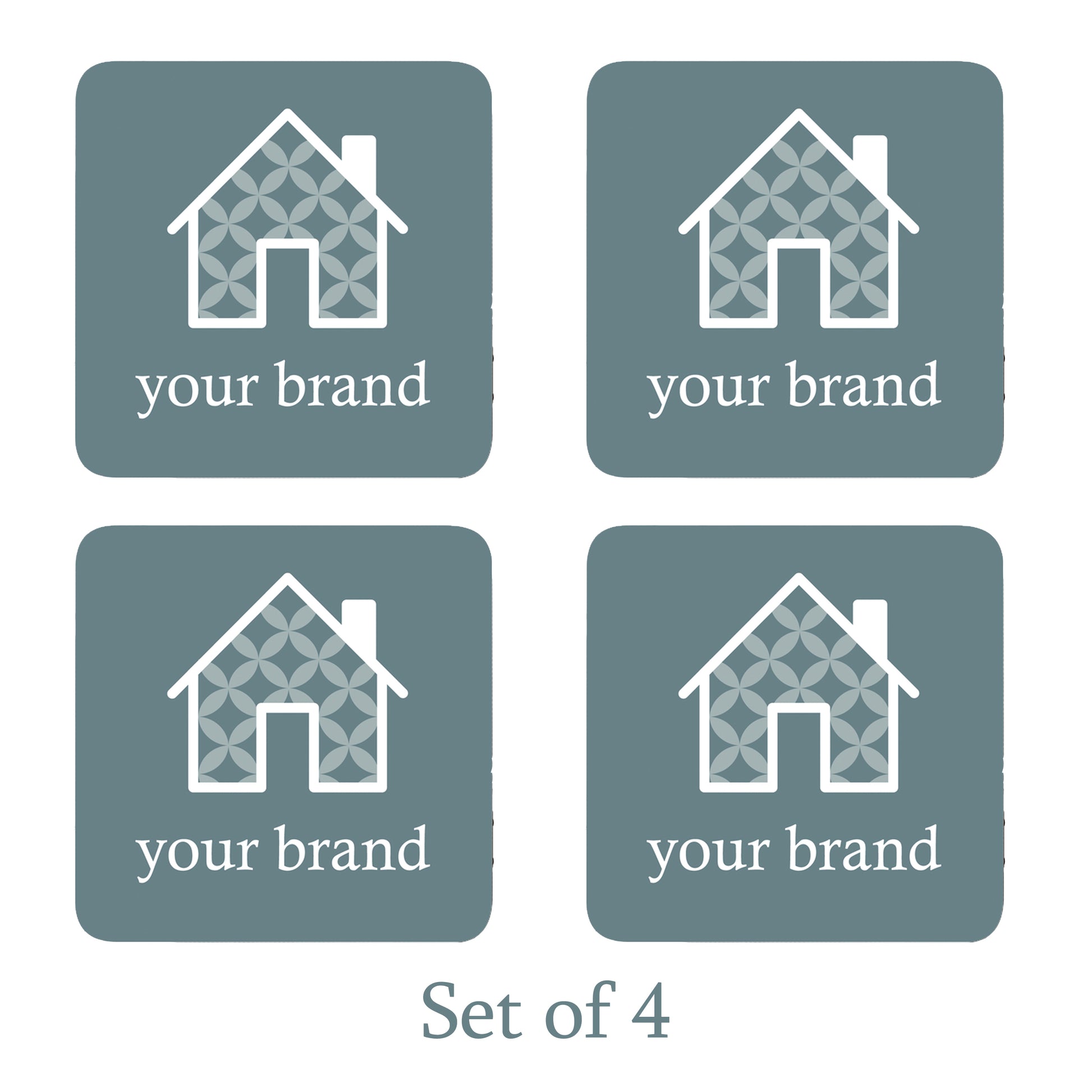 custom branded coasters for small business