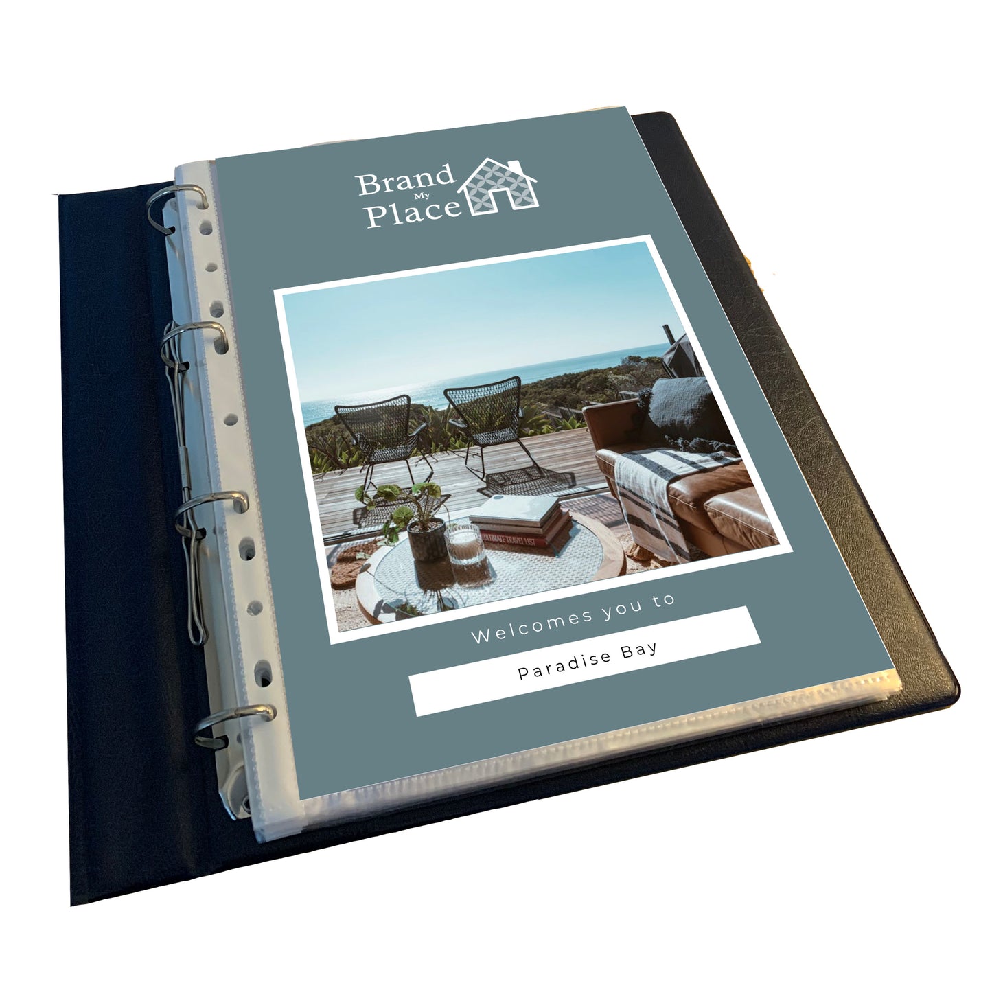 information folder for guests - Canva Template
