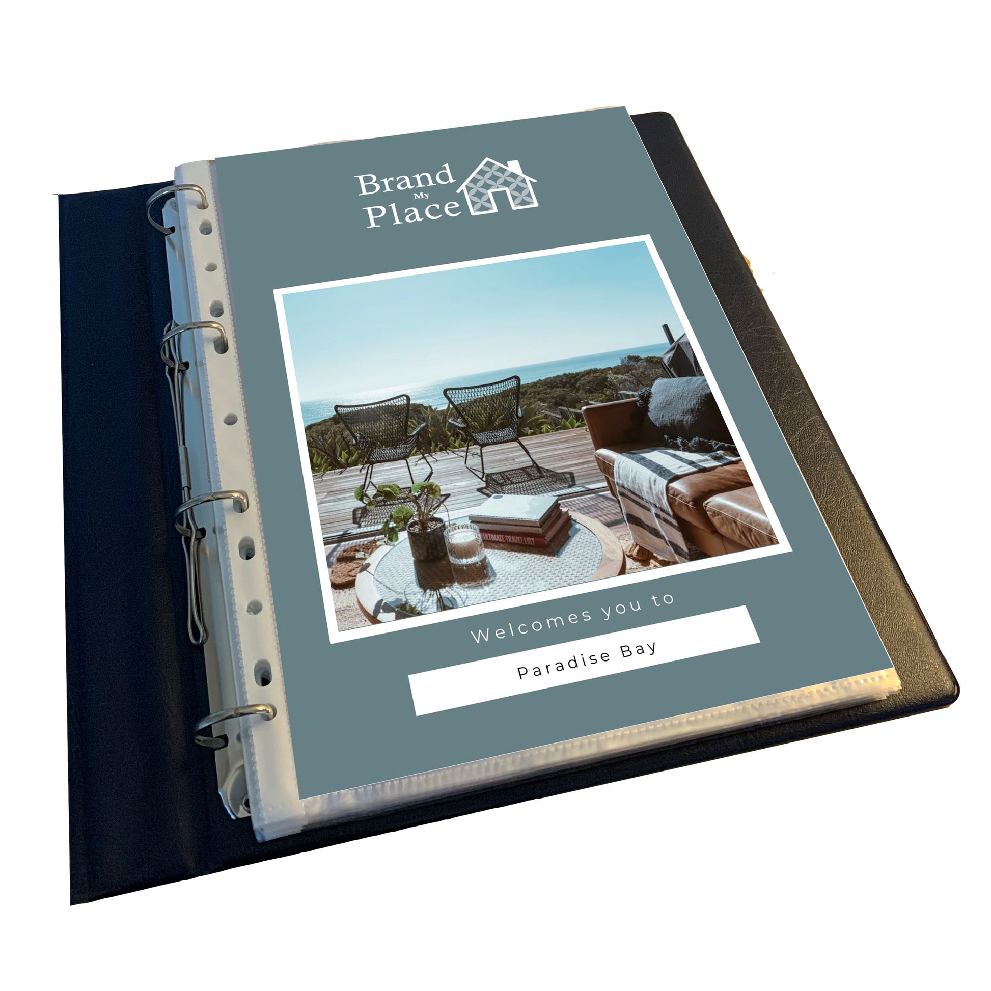 information folder for guests - Canva Template
