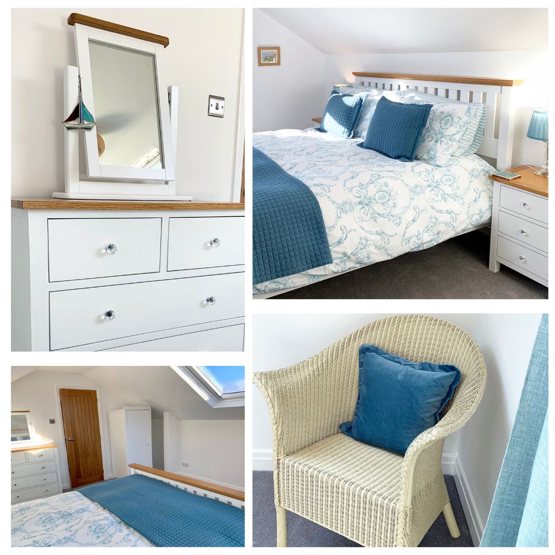 template showcasing styled photos at a holiday cottage