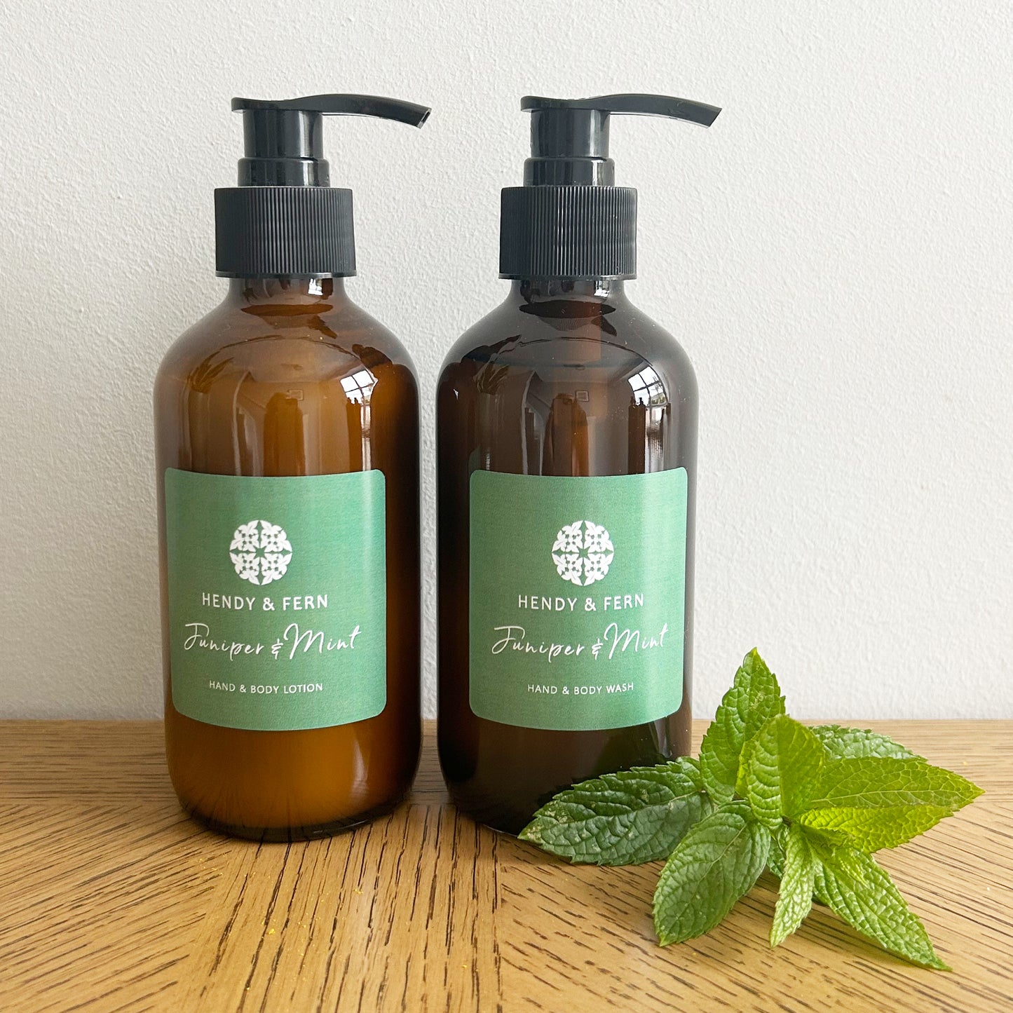 aromatherapy liquid hand soap and lotion made in yorkshire juniper and mint