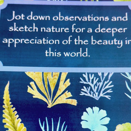 Hendy and Fern lined gratefulness diary notebook in a British seaweed pattern. Produced in the UK